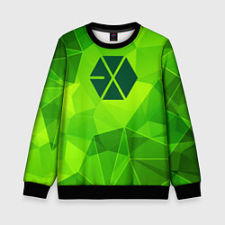 Детский свитшот Exo green poly