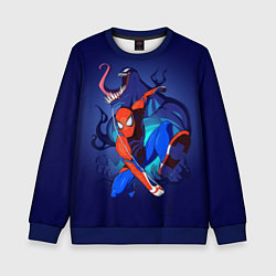 Детский свитшот Человек-паук и Веном
