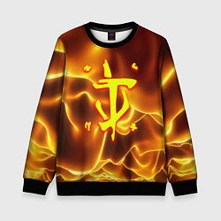 Свитшот детский Doom грозовой стиль марса, цвет: 3D-черный