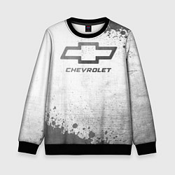 Детский свитшот Chevrolet - white gradient