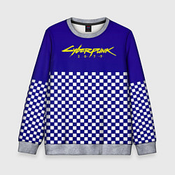 Детский свитшот Cyberpunk 2077 клетка