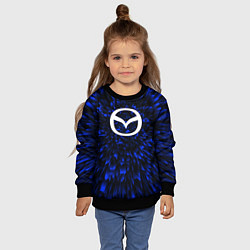 Свитшот детский Mazda blue energy, цвет: 3D-черный — фото 2