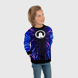 Свитшот детский Great Wall neon energy, цвет: 3D-черный — фото 2