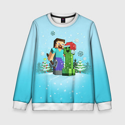 Детский свитшот Minecraft - New Year