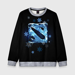 Свитшот детский Dota 2 - ice, цвет: 3D-меланж