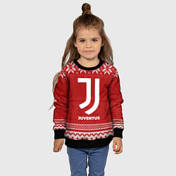 Свитшот детский Новогодний Juventus, цвет: 3D-черный — фото 2
