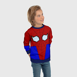 Свитшот детский Spider-Man - eyes, цвет: 3D-синий — фото 2