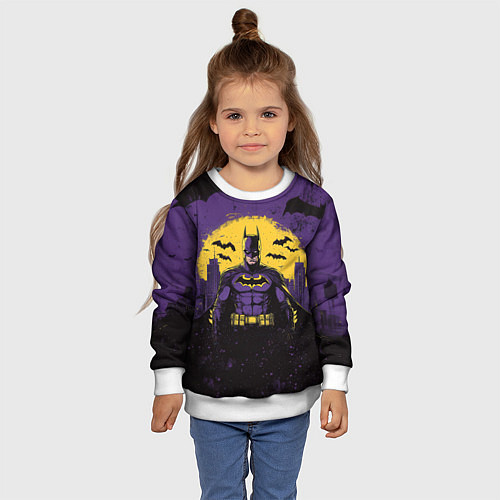 Детский свитшот Batman / 3D-Белый – фото 4