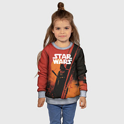 Свитшот детский Darth Vader - Star Wars, цвет: 3D-меланж — фото 2