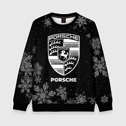 Детский свитшот Снежный Porsche