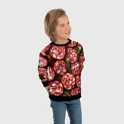 Свитшот детский Салями, цвет: 3D-черный — фото 2