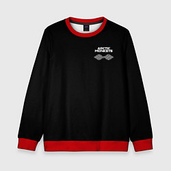 Свитшот детский Arctic Monkeys - classic black color, цвет: 3D-красный