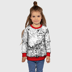 Свитшот детский Arctic Monkeys - Графический хаос, цвет: 3D-красный — фото 2