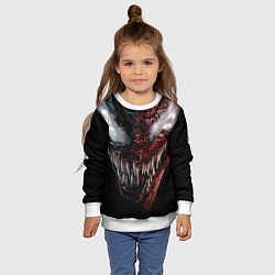 Свитшот детский Веном и Карнаж, цвет: 3D-белый — фото 2