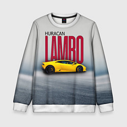 Детский свитшот Итальянский гиперкар Lambo Huracan