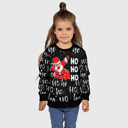 Свитшот детский Новогодний деб, цвет: 3D-черный — фото 2
