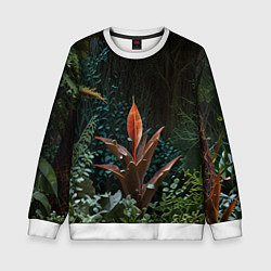 Детский свитшот Объемные растения