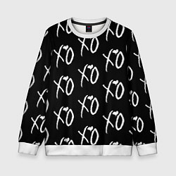Свитшот детский The Weeknd XO, цвет: 3D-белый