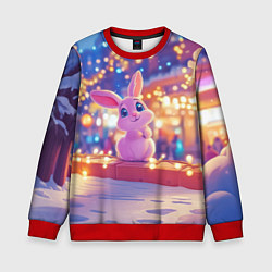 Детский свитшот Новогодняя зайка