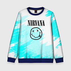 Детский свитшот Nirvana rock music color