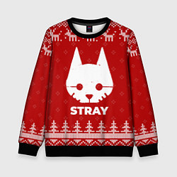Детский свитшот Новогодний Stray с оленями