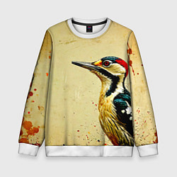 Детский свитшот Большой дятел