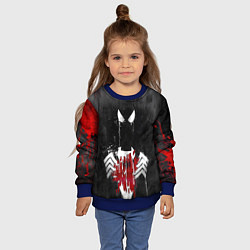 Свитшот детский Человек паук и веном, цвет: 3D-синий — фото 2