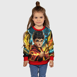 Свитшот детский Гарри Поттер и волшебный мир, цвет: 3D-красный — фото 2