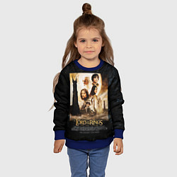 Свитшот детский Lord of the rings - the two towers, цвет: 3D-синий — фото 2