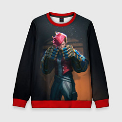 Детский свитшот Вай в силовых перчатках Аркейн