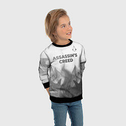 Свитшот детский Assassins Creed - white gradient посередине, цвет: 3D-черный — фото 2
