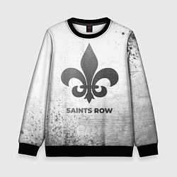 Детский свитшот Saints Row - white gradient
