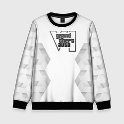 Детский свитшот GTA6 white poly