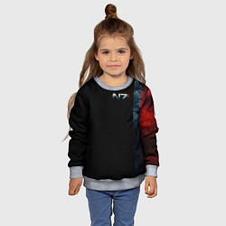 Свитшот детский Shepard N7 - светлый, цвет: 3D-меланж — фото 2