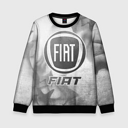 Детский свитшот Fiat - white gradient