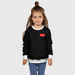 Свитшот детский WSTDS logo, цвет: 3D-белый — фото 2