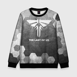 Детский свитшот The Last Of Us - grey gradient