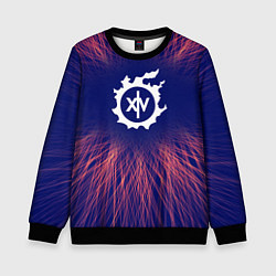 Детский свитшот Final Fantasy red energy