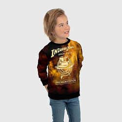Свитшот детский Indiana Jones and the Great Circle, цвет: 3D-черный — фото 2