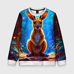 Детский свитшот Кенгуру в джунглях