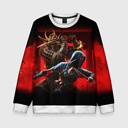 Свитшот детский Assassins Creed Тени, цвет: 3D-белый