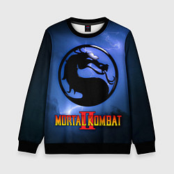 Детский свитшот Мортал комбат 2 - логотип