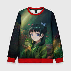 Детский свитшот МаоМао и лягушка - Монолог Фармацевта