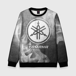 Детский свитшот Yamaha - grey gradient