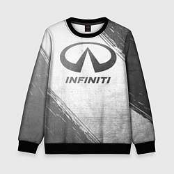 Детский свитшот Infiniti - white gradient
