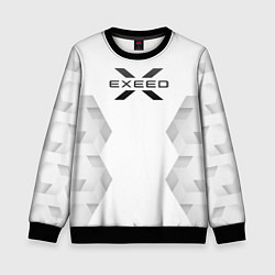 Детский свитшот Exeed white poly