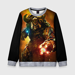 Детский свитшот Дум - кибердемон