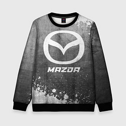 Свитшот детский Mazda - grey gradient, цвет: 3D-черный