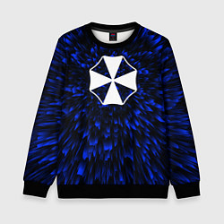 Детский свитшот Resident Evil blue energy