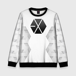 Детский свитшот Exo white poly